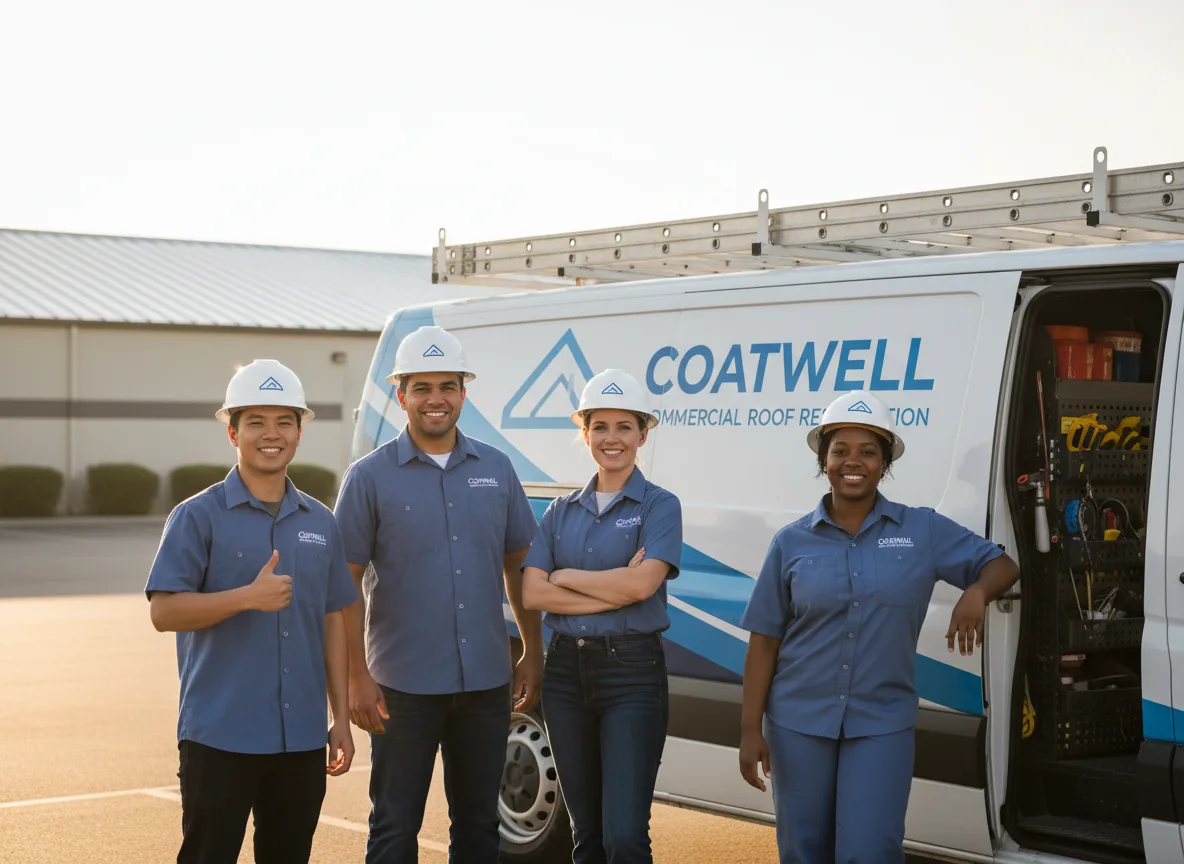 Commercial roof coating company in Elmore City, OK